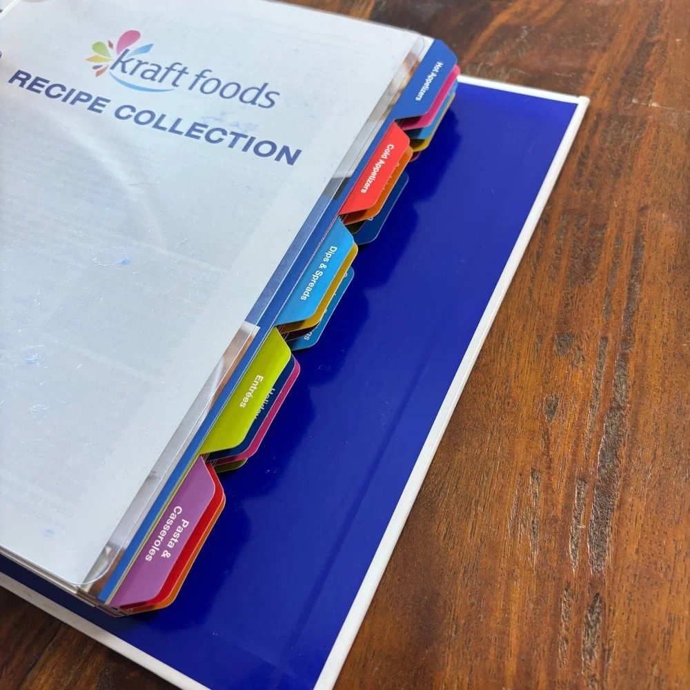 Kraft Foods Recipe Collection Binder Jell-O Velveeta Nabisco Cookbook 2012